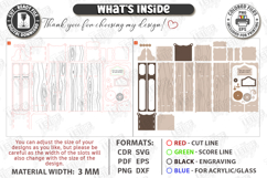 Whiskey Gift Box Laser Cut | Whiskey Vintage Box | Men's SVG Product Image 4