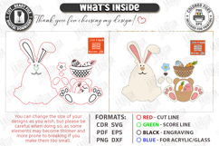 Easter Bunny Tiered Tray Laser Cut | Spring Elements SVG Product Image 10