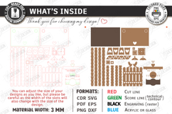 Outdoor Welcome Sign Planter Laser Cut | Street Lamp Post Product Image 3