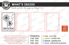 Needle Holder Laser Cut | Sewing Organizer | Laser Engraved Product Image 3