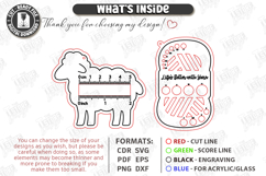 Knitting Needle Gauge Laser Cut | Knitting Accessories SVG Product Image 3