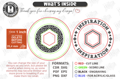 RPG Bardic Inspiration Token Laser Cut | Tabletop Gaming SVG Product Image 3