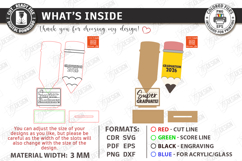 Personalized Kids Graduation Award Laser Cut | Grad 2026 SVG Product Image 5