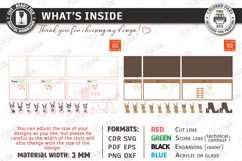 Family Easter Signs Laser Cut Bundle | Our Peeps Bunny SVG Product Image 17