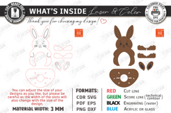 Easter Egg Holder Laser Cut | Bunny Egg Stand | Table Decor Product Image 3