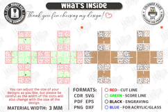 3D Labyrinth Maze Puzzles Laser Cut Bundle | Maze Game SVG Product Image 3