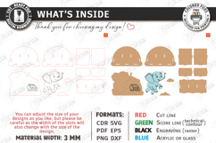 Desk Organizer Laser Cut | Kids Pencil Holder Designs | CNC Product Image 3