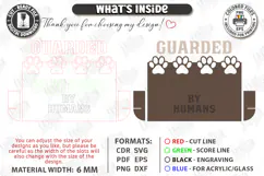 Pet Barrier Laser Cut|Dog Stopper|Dog Barrier|Stair Gate SVG Product Image 2