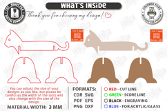 Animal Tape Dispenser Laser Cut Bundle | Desktop Tape Holder Product Image 5