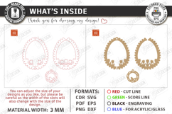 3D Easter Egg Ornament Laser Cut | Layered Easter Decor SVG Product Image 3