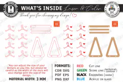 Mini Hanger Jewelry Display Laser Cut | Desk Jewelry Stand Product Image 3