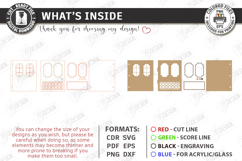 3D Miniature Door Notebook Cover Laser Cut | Vintage Design Product Image 3