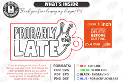 Snarky Bag Tag Laser Cut | Sassy Keychain Laser Files SVG Product Image 3