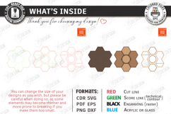 Wooden Snack Serving Tray Laser Cut | Modern Kitchenware SVG Product Image 3