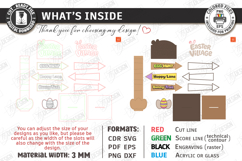 Easter Egg Hunt Signs Laser Cut Bundle | Outdoor Easter Sign Product Image 15