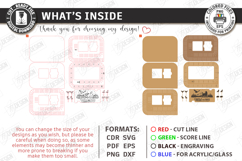 Cribbage Board Game Laser Cut Bundle | Adventure | Gift Idea Product Image 5