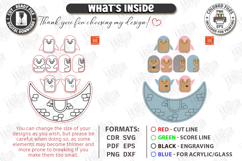 Balance Game Laser Cut|Balancing Stacking Toy|Board Game SVG Product Image 2