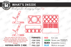 Business Card Holder Laser Cut |Office Accessory| Card Stand Product Image 3