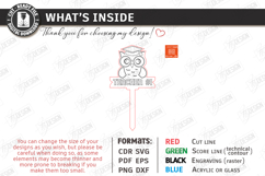 Teacher Plant Stake Laser Cut Bundle | Garden Sign | School Product Image 20