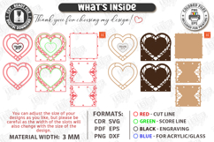 Mini Wooden Gift Box Laser Cut | Wedding Favor Box | Pattern Product Image 3