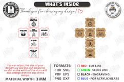 Decision Making Dice Laser Cut Files | Food and Activity SVG Product Image 3