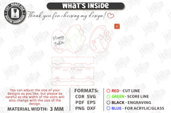 Minimalist Easter Bunny Shelf Sitter Laser Cut Bundle | CNC Product Image 5