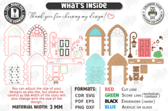 Tooth Fairy Door Laser Cut |Children&#039;s Room Decor| Mini Door Product Image 2