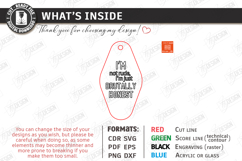 Sarcastic Motel Keychains Laser Cut Bundle | Sassy Key Tags Product Image 5