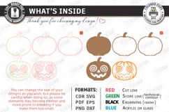 Jack o Lantern Candle Holder Laser Cut | Halloween Pumpkin Product Image 3