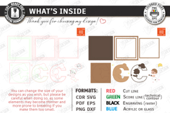 Nursery Name Sign Alphabet Laser Cut | Wall Monogram | Sheep Product Image 2