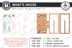 Fast Sling Puck Game Laser Cut Bundle | Board Game | Family Product Image 5