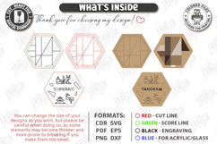 Geometric Tangram Puzzles Laser Cut Bundle | Montessori Toys Product Image 5