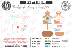 Easter Shelf Sitter Laser Cut | Easter Desk Decor SVG | CNC Product Image 2