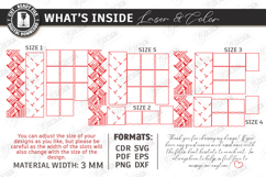 Tree Bookshelf Laser Cut Bundle | Vertical Wooden Bookcase Product Image 5