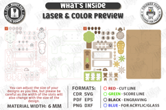 Personalized Busy Board Laser Cut | Montessori | Kids Laser Product Image 3