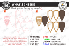 Embroidery Scissors Wooden Cases Laser Cut Bundle | Boho SVG Product Image 5