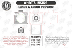 Retro Camera Photo Frame Laser Cut | Vintage Polaroid Style Product Image 3