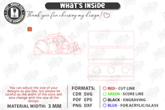 Easter Candle Holder Laser Cut | He Is Risen SVG | Christian Product Image 3