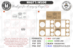 Fast Food Serving Trays Laser Cut Bundle | Serving Board SVG Product Image 5