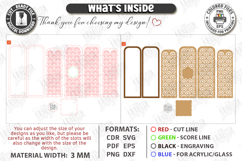 Wine Bottle Gift Box Laser Cut | Wine Bottle Holder SVG| CNC Product Image 3