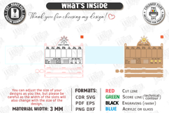 Weekly Wall Planner Laser Cut | Nursery Decor | Kids Laser Product Image 3
