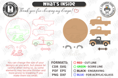 Interchangeable Truck Welcome Sign Laser Cut |Wall Decor SVG Product Image 3