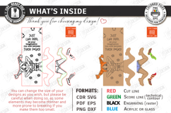 Funny Bookmark Laser Cut | Page Marker | Engraved | Pippi Product Image 3