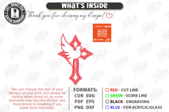 Christian Easter Bookmark Laser Cut | Religious Cross | CNC Product Image 3