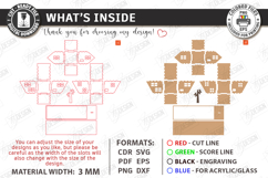 Village Desk Organizer Laser Cut | Office | Pencil Holders Product Image 3