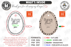 Easter Bunny Bait Tag Laser Cut | 3D Easter Basket Tags SVG Product Image 2