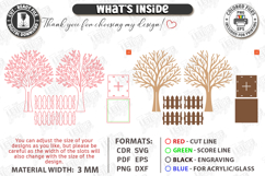 Family Easter Tree Laser Cut | Easter Table Decor | Spring Product Image 3