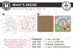 Kids Puzzles Laser Cut Bundle | Kids Laser | Montessori Toys Product Image 10