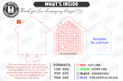 Puzzle Sample Laser Cut| Modern Puzzle |Family Activity SVG Product Image 3