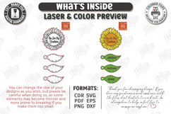 Family Keychain Laser Cut |Wooden Key Rings|Family SVG| CNC Product Image 3